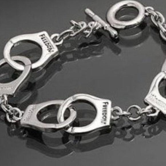 Freedom Handcuff Bracelet  Unisex - Picture 2 of 5